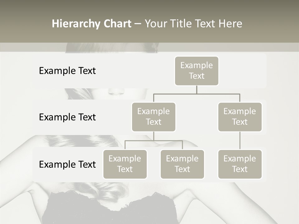 Caucasian Y Vogue PowerPoint Template