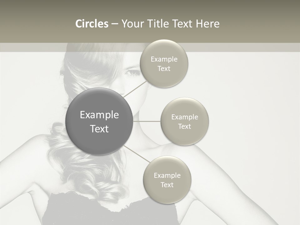 Caucasian Y Vogue PowerPoint Template