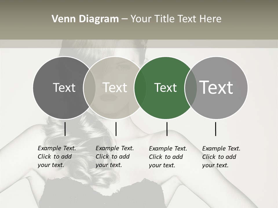 Caucasian Y Vogue PowerPoint Template