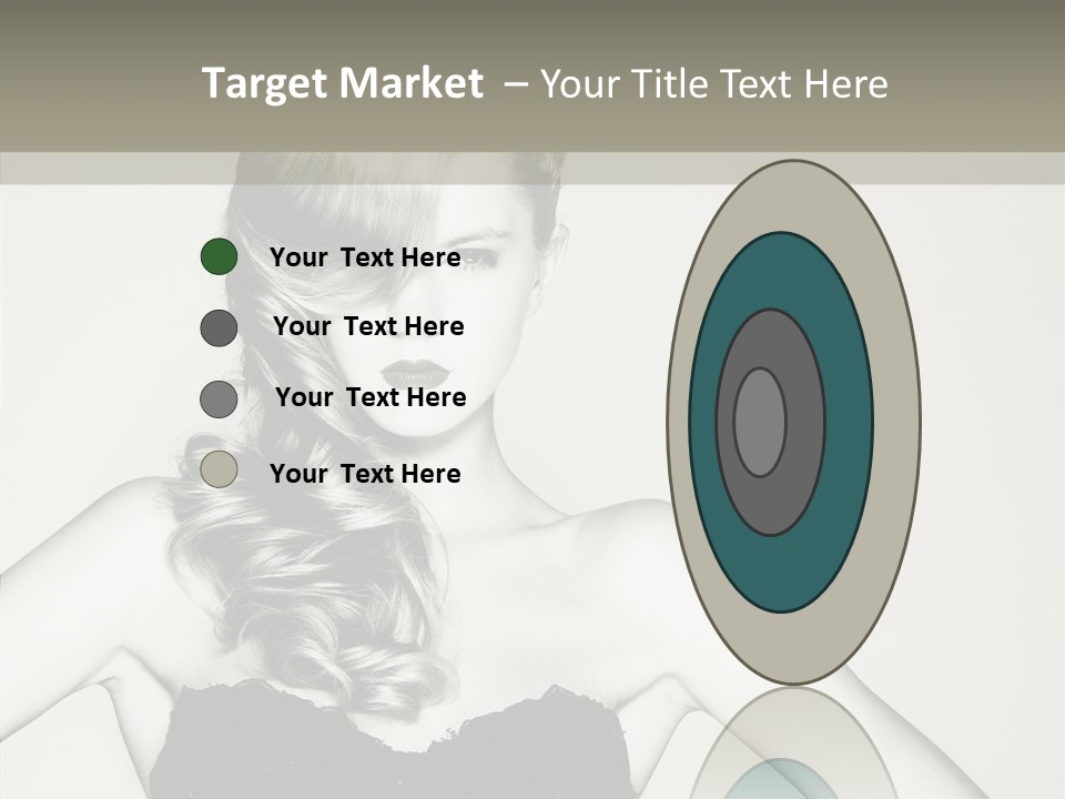 Caucasian Y Vogue PowerPoint Template