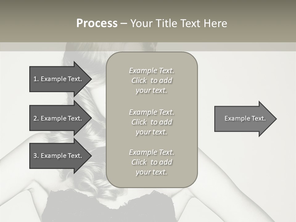 Caucasian Y Vogue PowerPoint Template