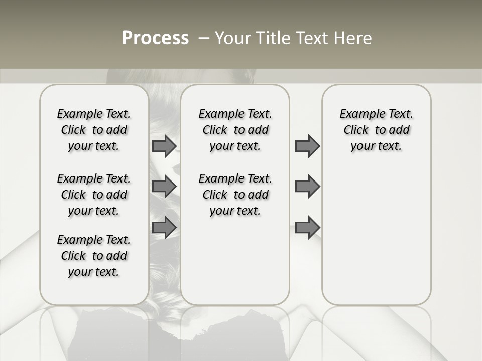 Caucasian Y Vogue PowerPoint Template