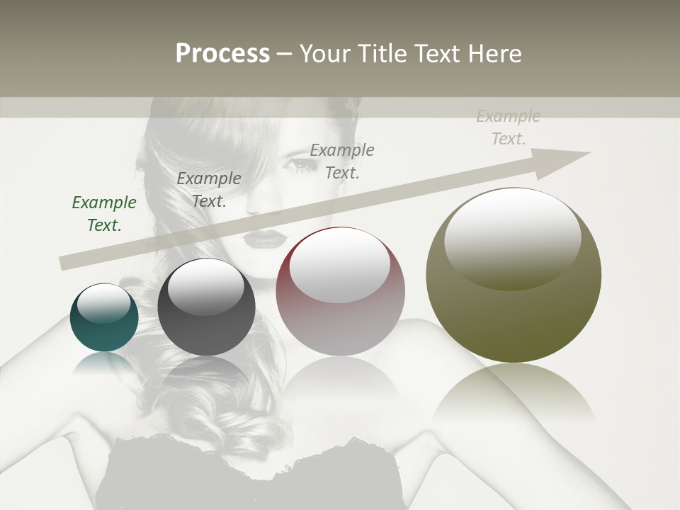 Caucasian Y Vogue PowerPoint Template