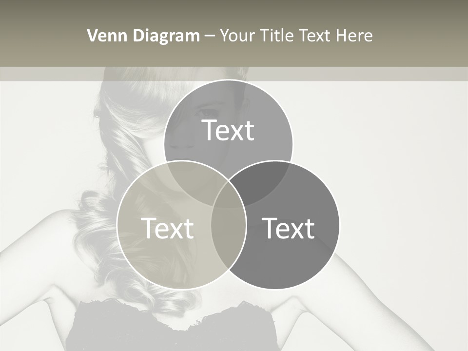 Caucasian Y Vogue PowerPoint Template