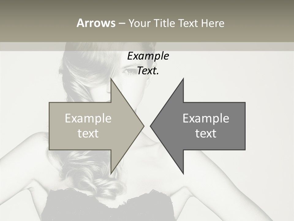 Caucasian Y Vogue PowerPoint Template