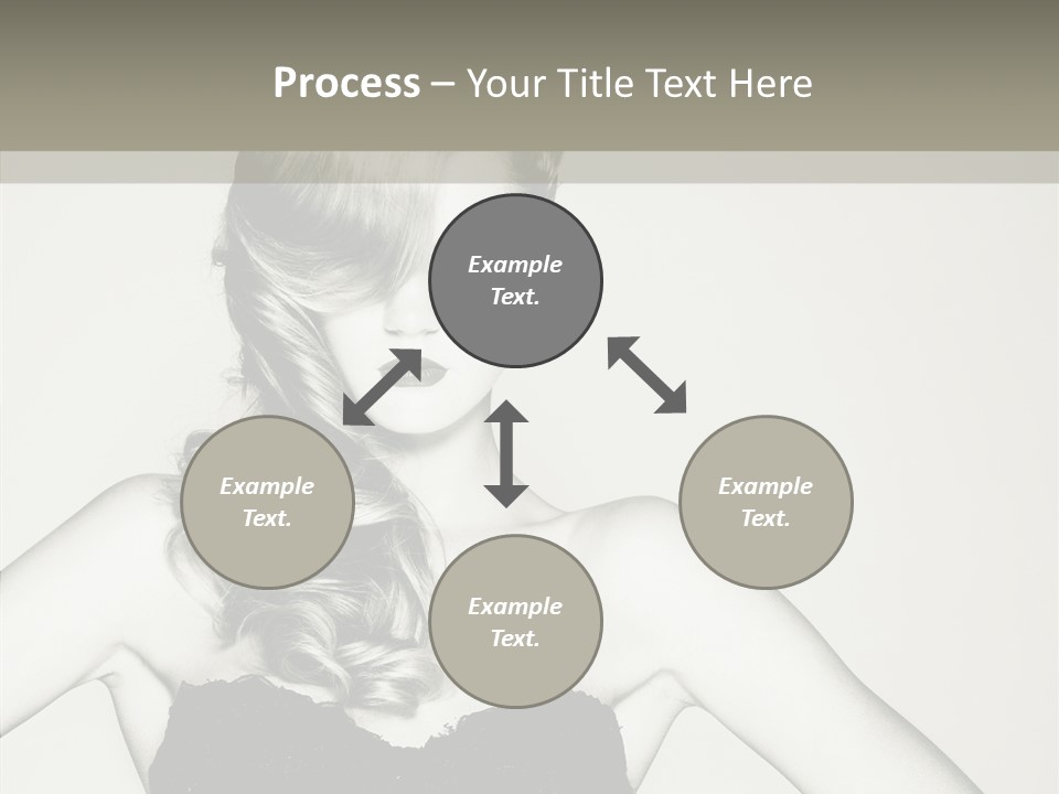Caucasian Y Vogue PowerPoint Template