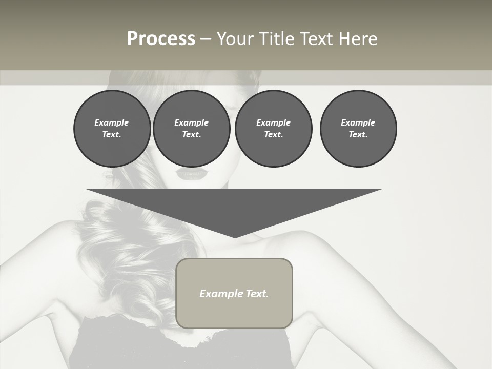 Caucasian Y Vogue PowerPoint Template