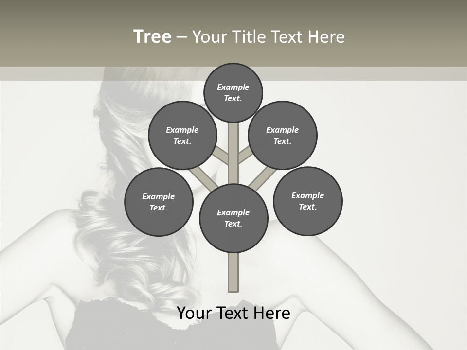 Caucasian Y Vogue PowerPoint Template