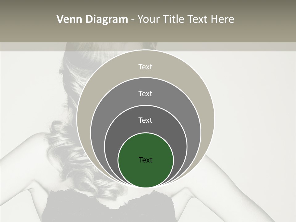 Caucasian Y Vogue PowerPoint Template