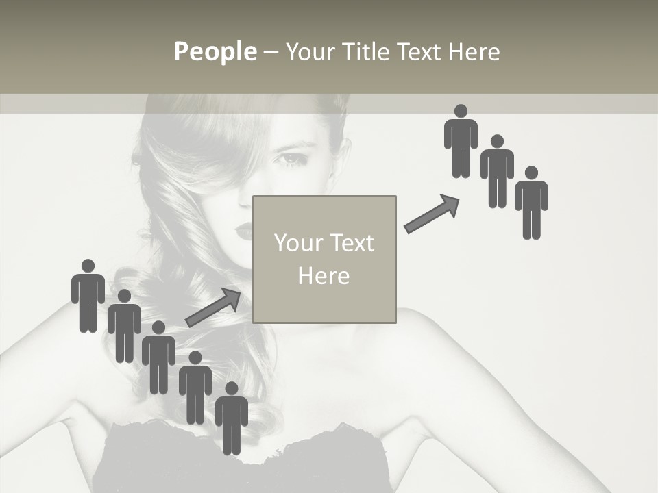 Caucasian Y Vogue PowerPoint Template