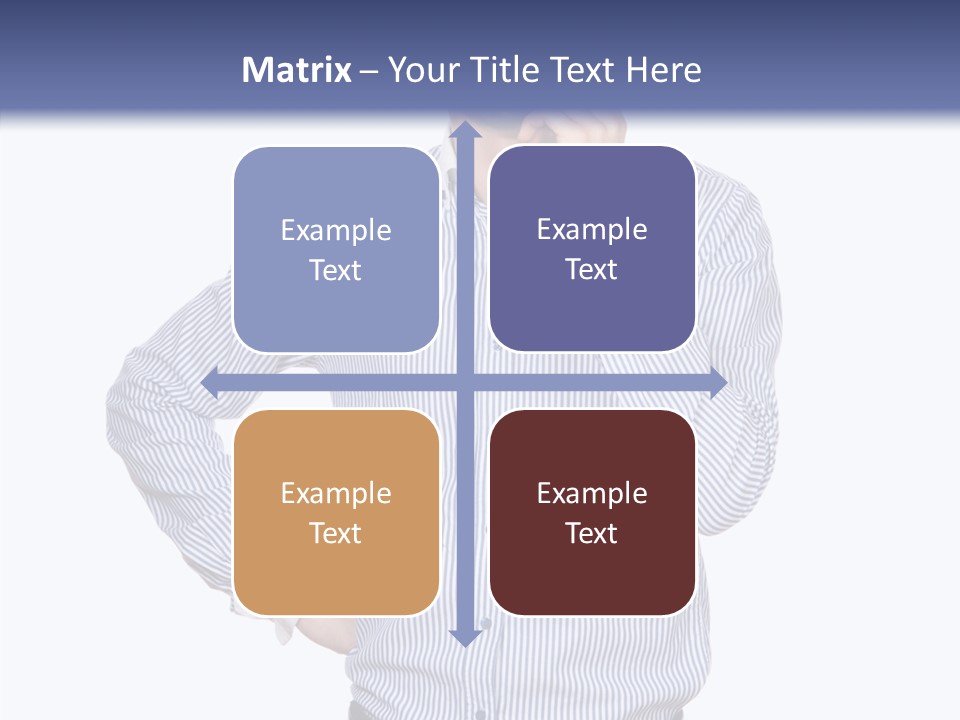 Hand Boss Copy Space PowerPoint Template
