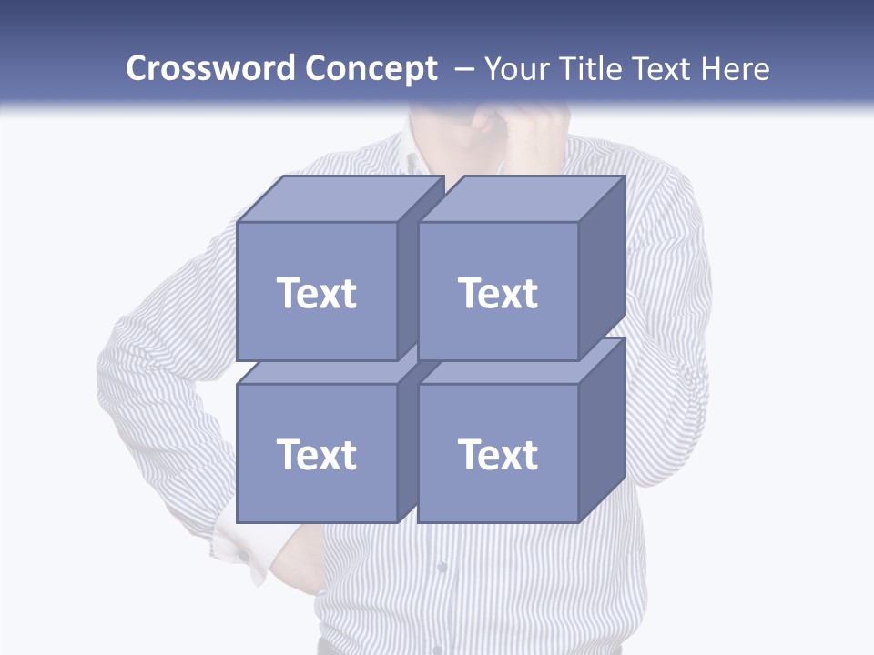 Hand Boss Copy Space PowerPoint Template