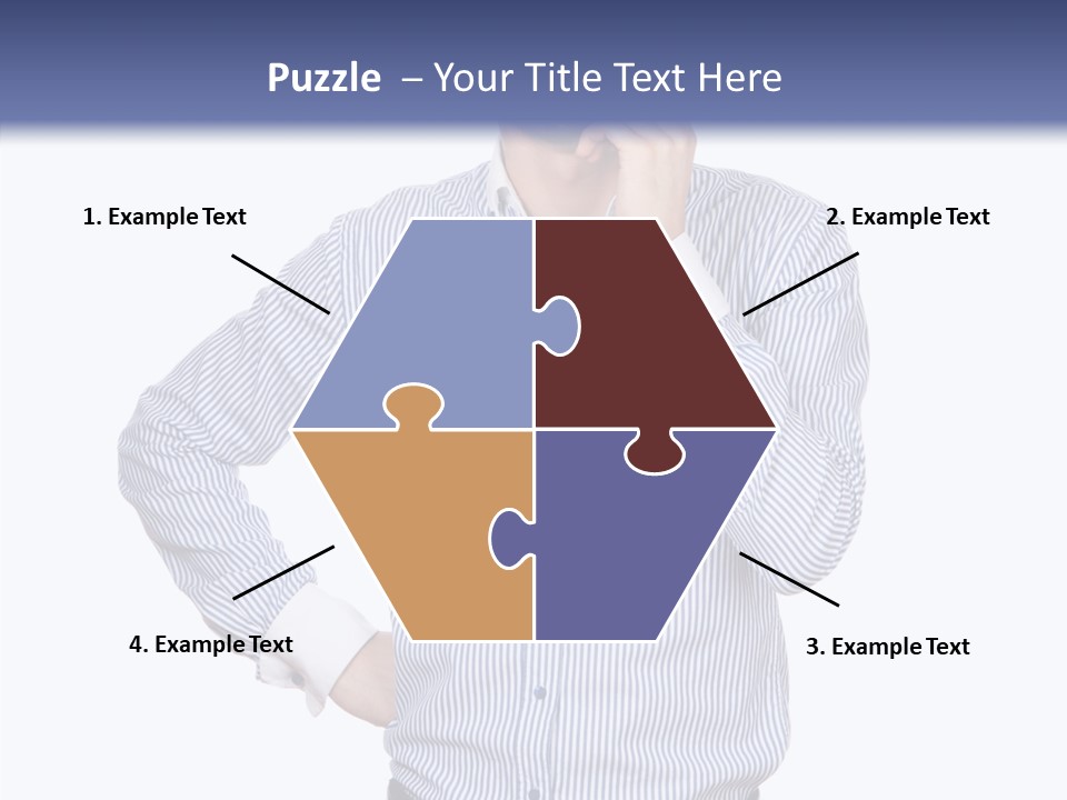 Hand Boss Copy Space PowerPoint Template