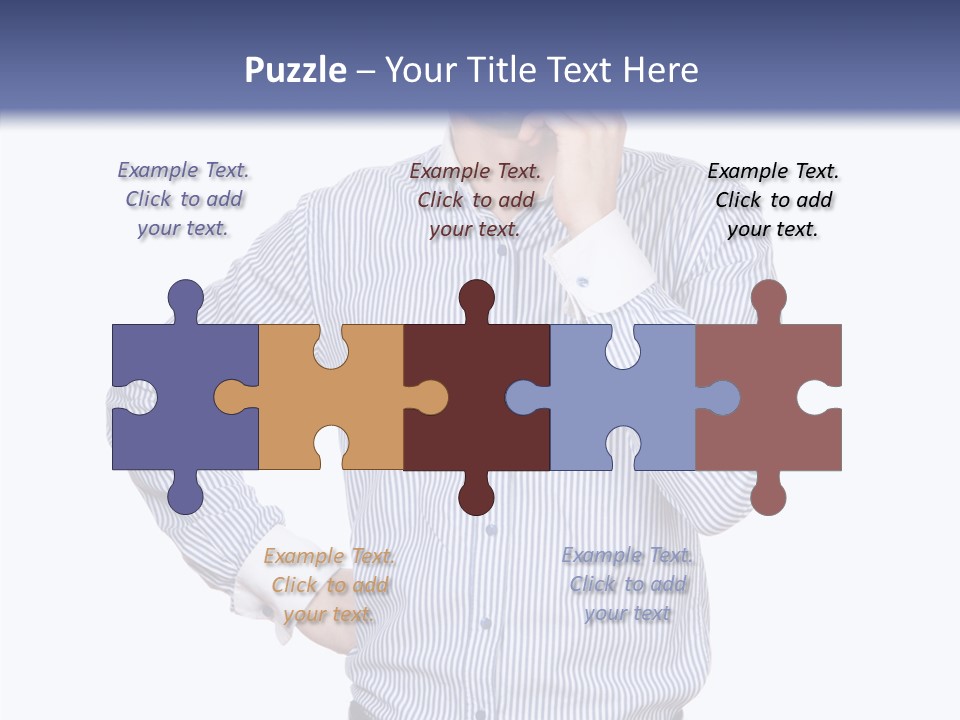 Hand Boss Copy Space PowerPoint Template