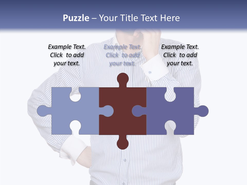 Hand Boss Copy Space PowerPoint Template