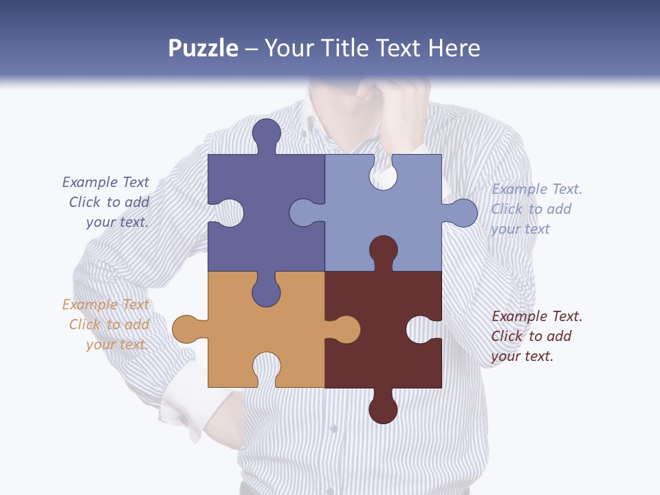 Hand Boss Copy Space PowerPoint Template