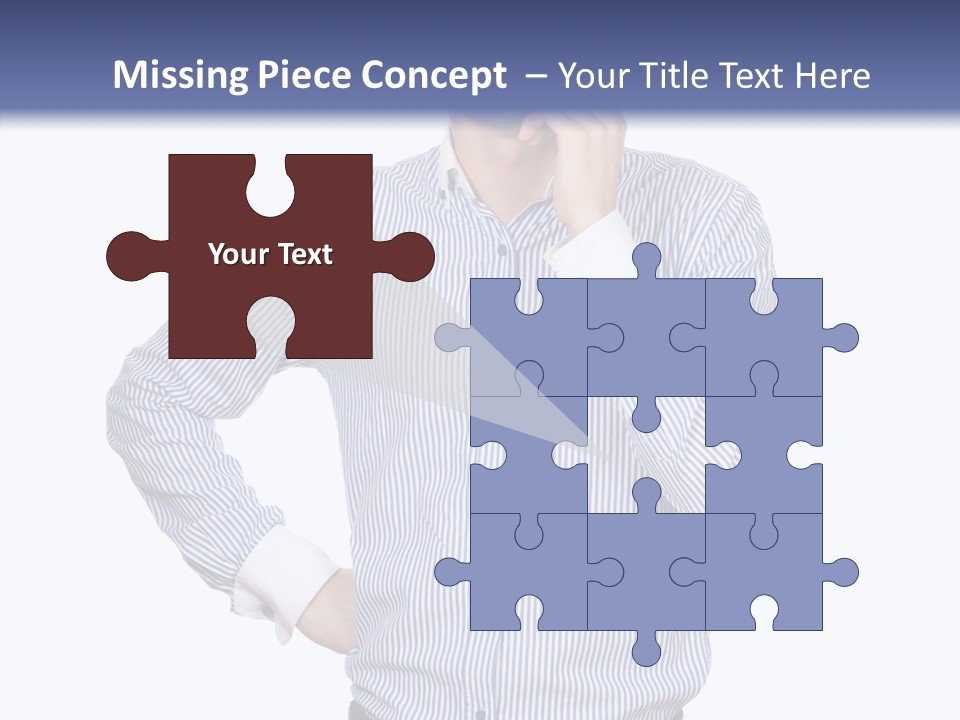 Hand Boss Copy Space PowerPoint Template