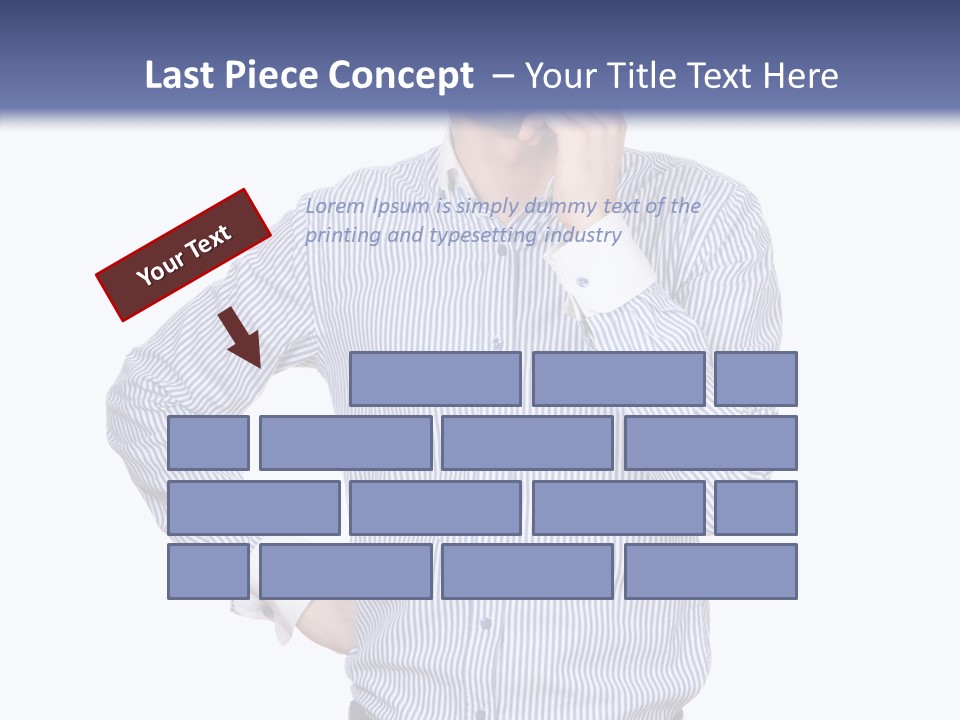 Hand Boss Copy Space PowerPoint Template