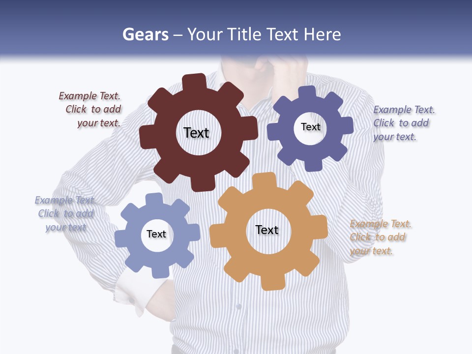 Hand Boss Copy Space PowerPoint Template