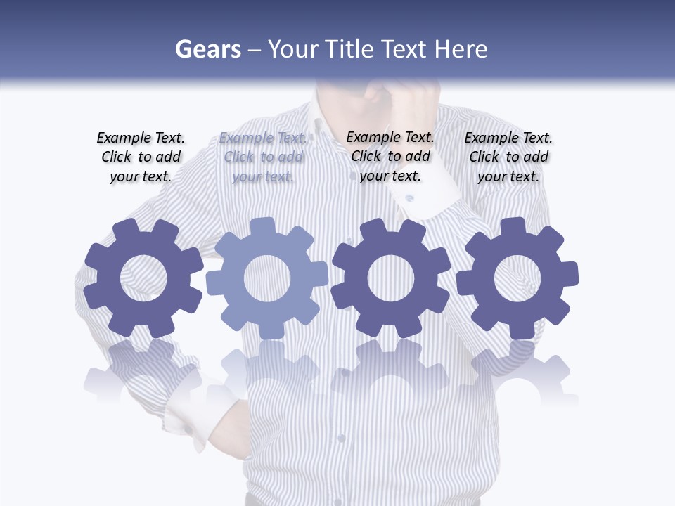 Hand Boss Copy Space PowerPoint Template