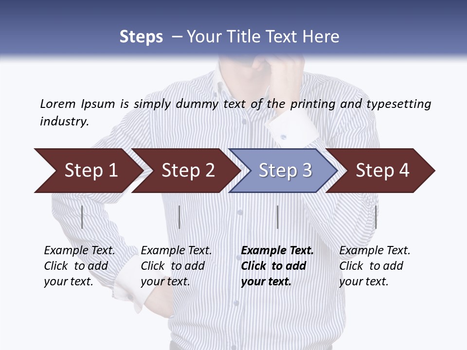Hand Boss Copy Space PowerPoint Template