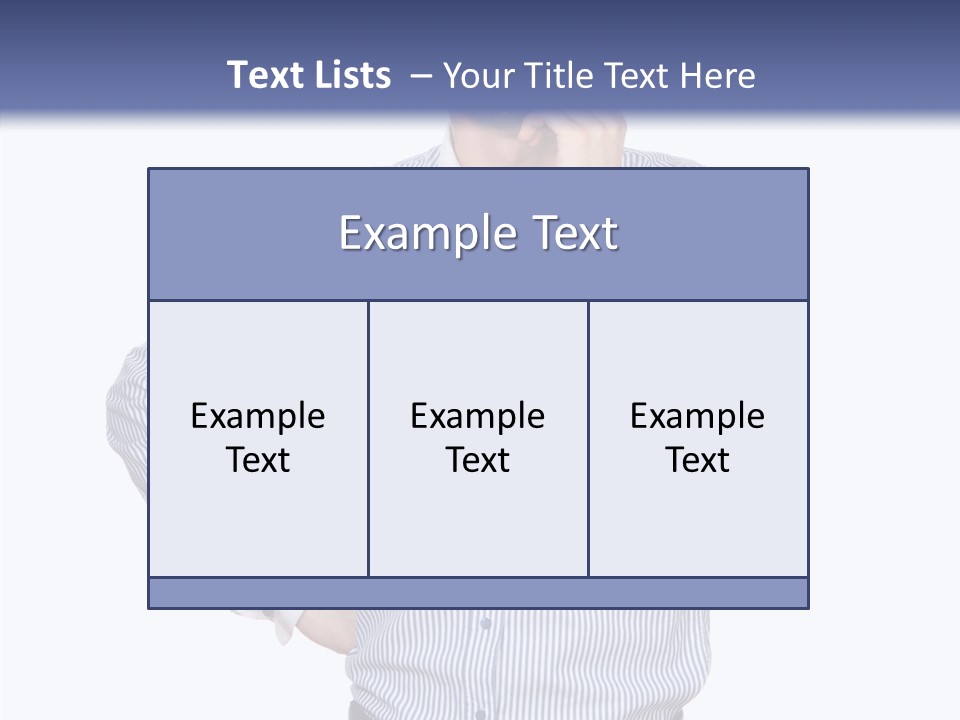 Hand Boss Copy Space PowerPoint Template