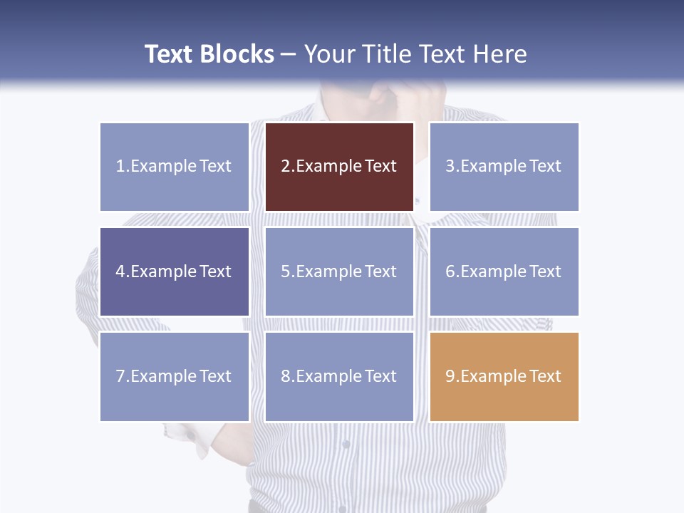 Hand Boss Copy Space PowerPoint Template