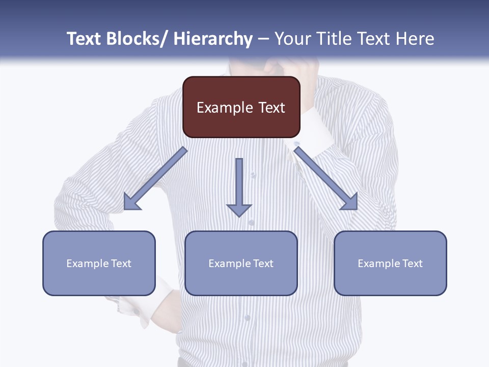 Hand Boss Copy Space PowerPoint Template