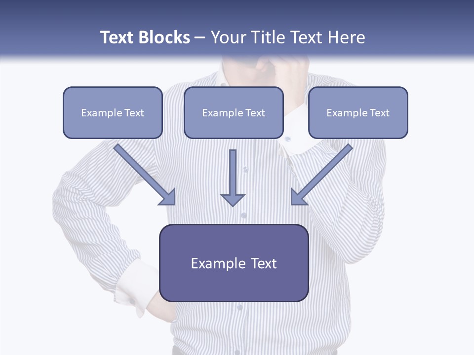 Hand Boss Copy Space PowerPoint Template