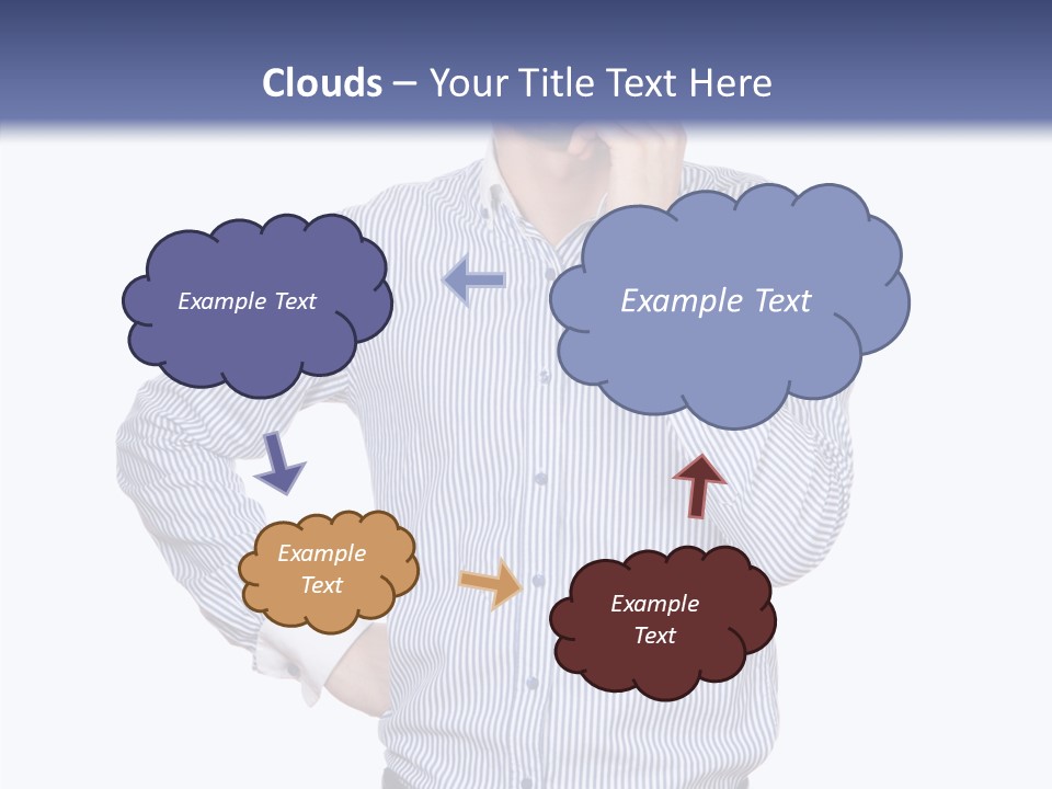 Hand Boss Copy Space PowerPoint Template