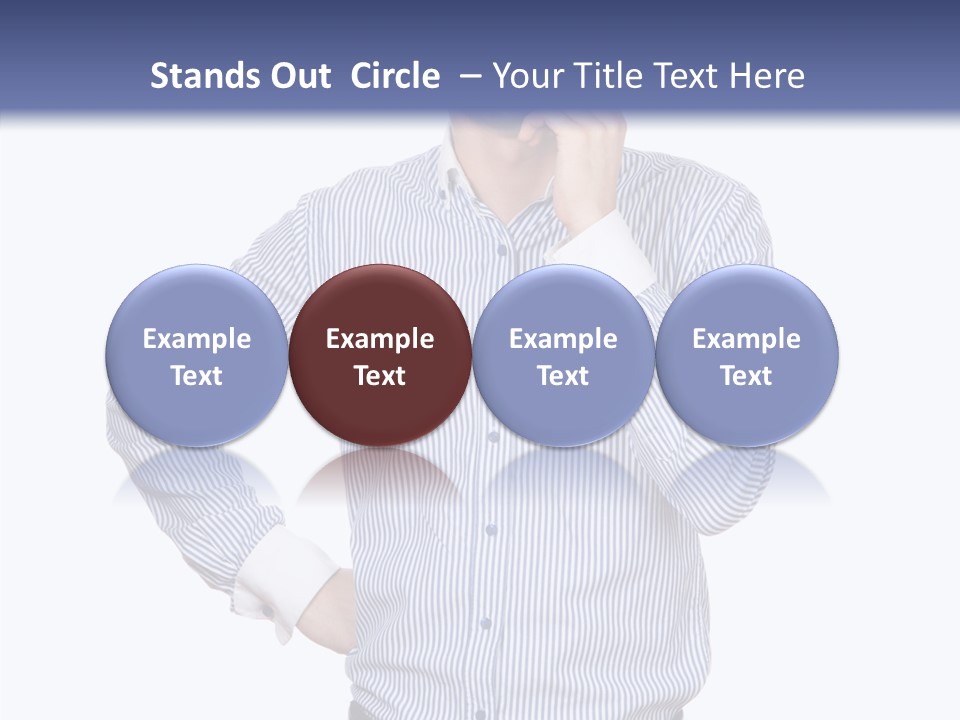 Hand Boss Copy Space PowerPoint Template