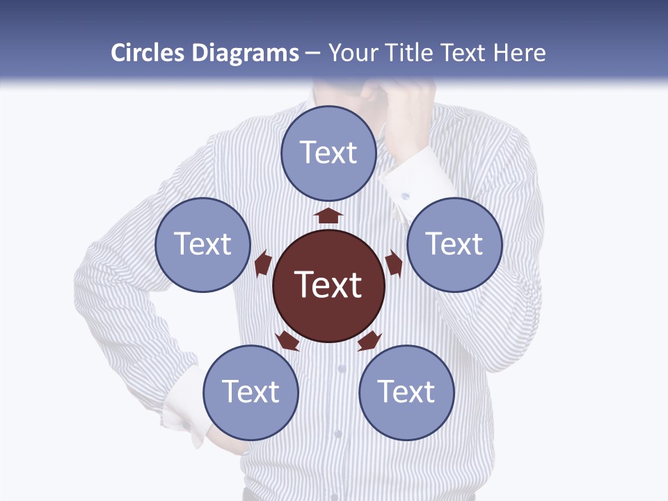 Hand Boss Copy Space PowerPoint Template