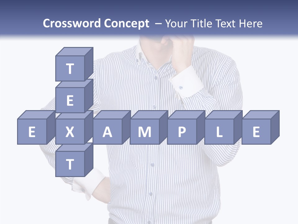 Hand Boss Copy Space PowerPoint Template