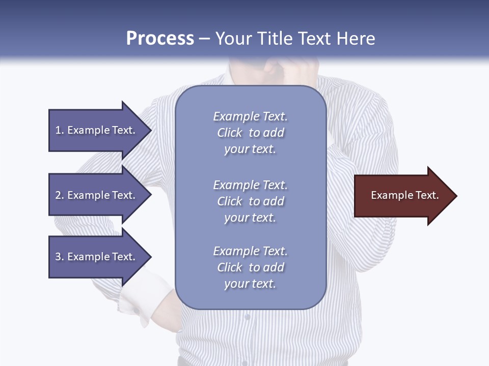 Hand Boss Copy Space PowerPoint Template