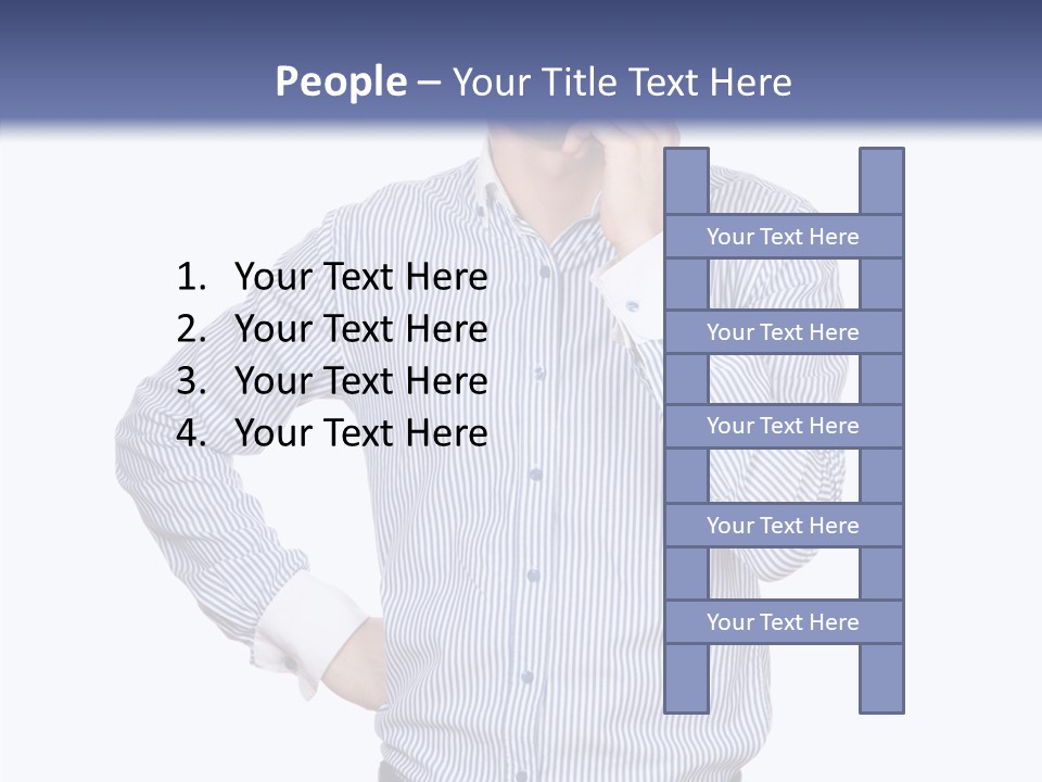 Hand Boss Copy Space PowerPoint Template