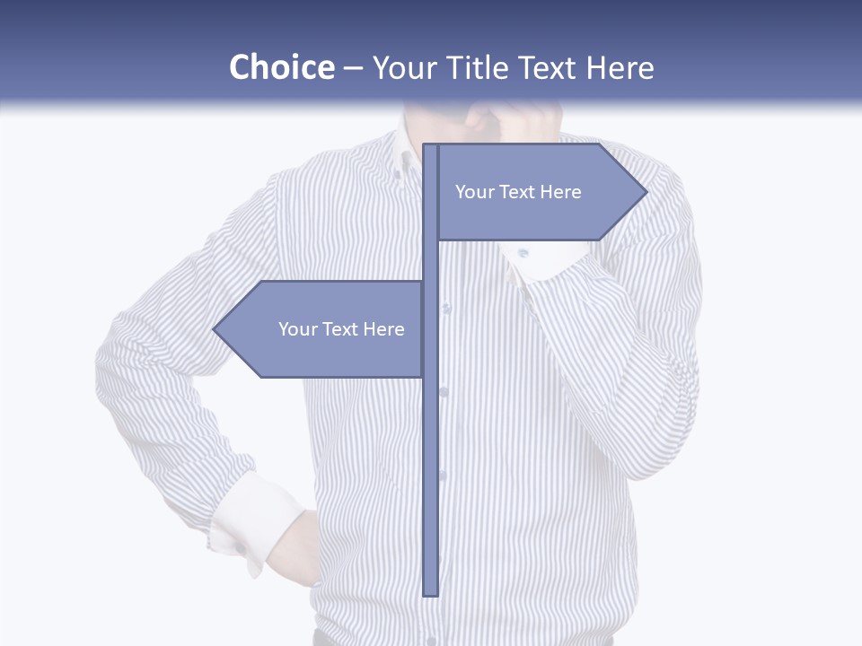 Hand Boss Copy Space PowerPoint Template