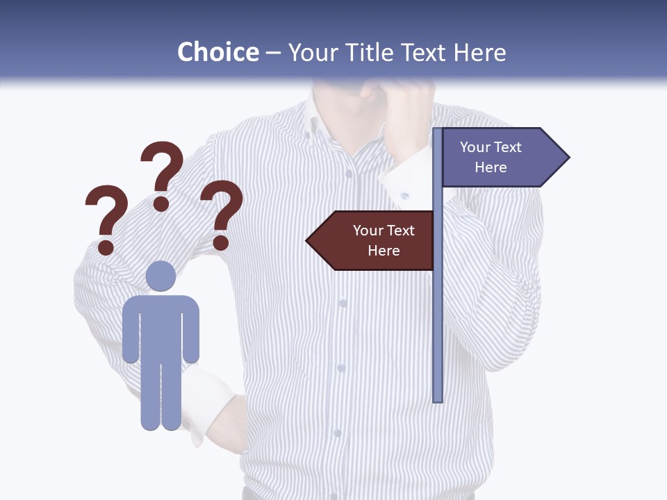 Hand Boss Copy Space PowerPoint Template