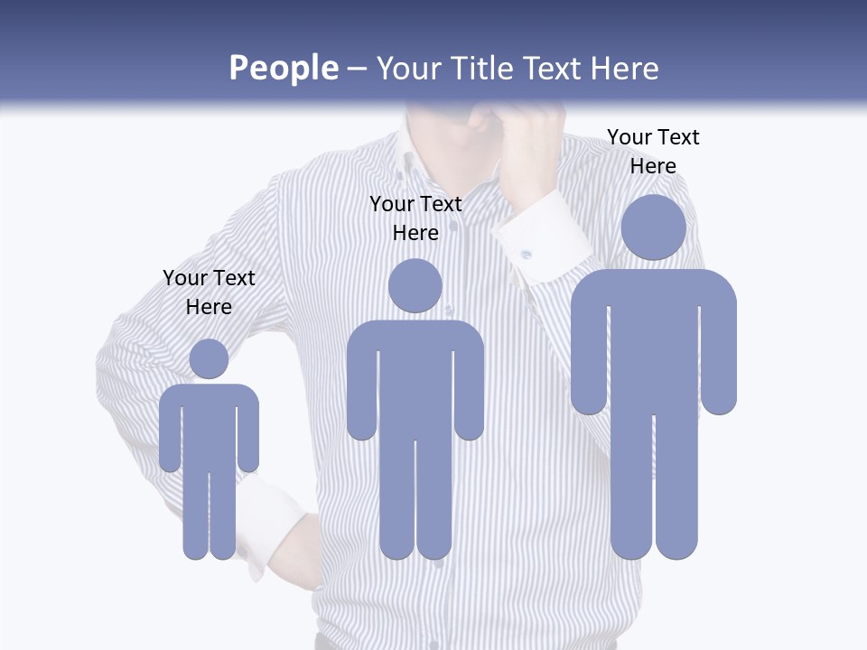 Hand Boss Copy Space PowerPoint Template