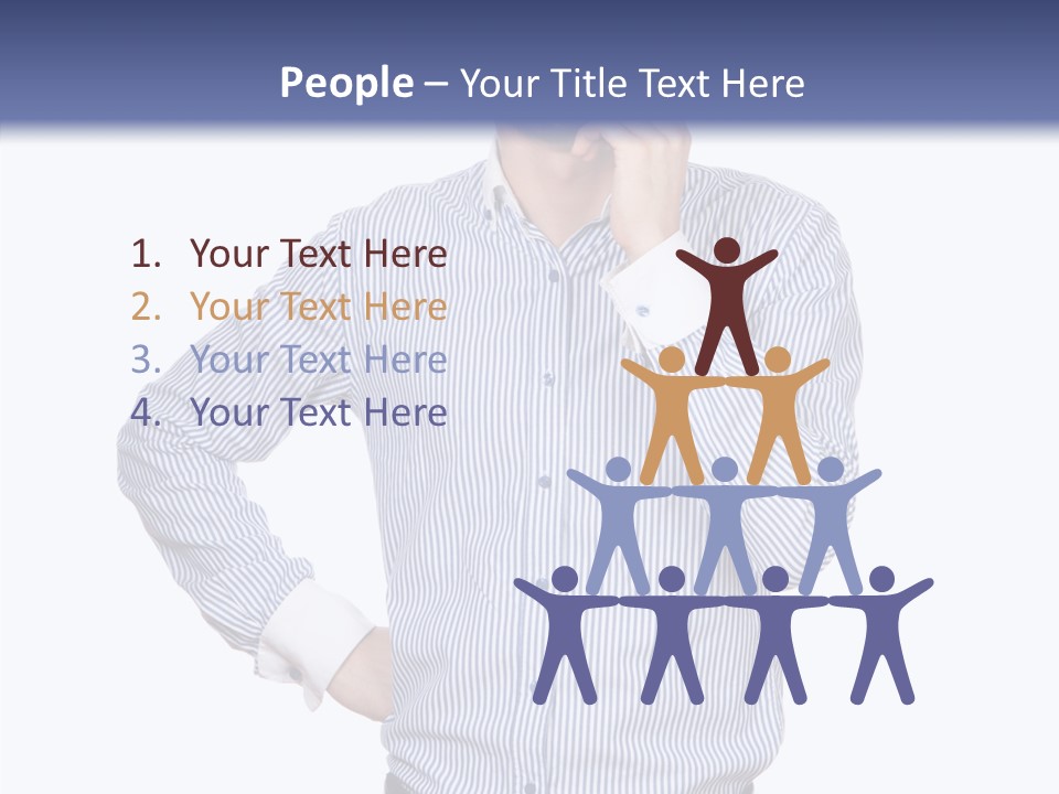 Hand Boss Copy Space PowerPoint Template