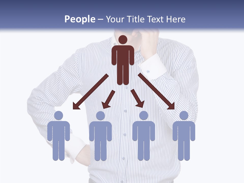 Hand Boss Copy Space PowerPoint Template