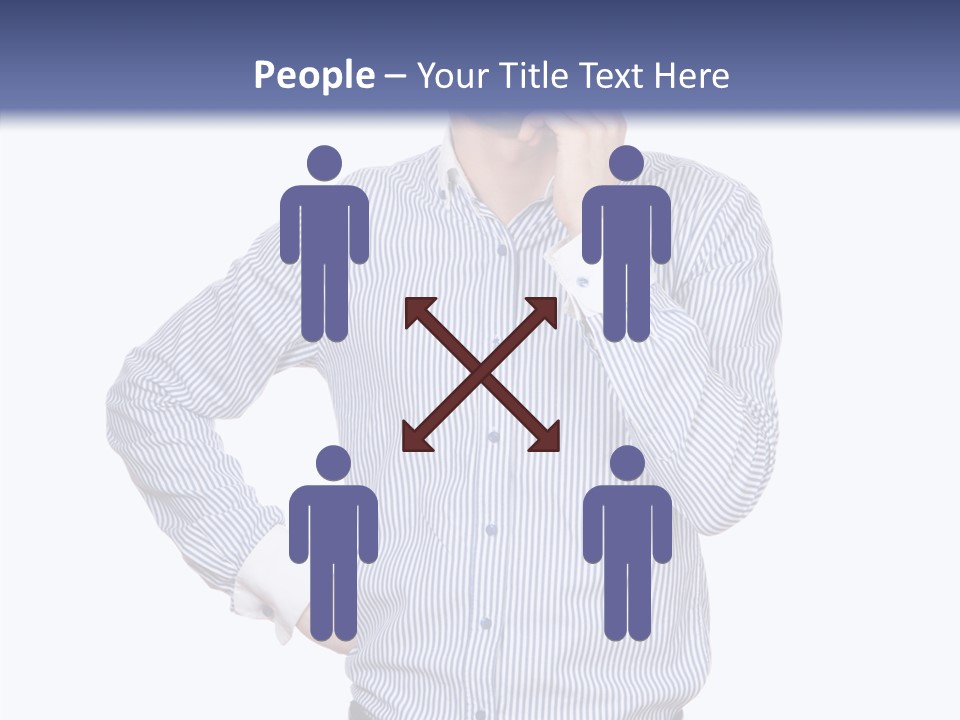 Hand Boss Copy Space PowerPoint Template