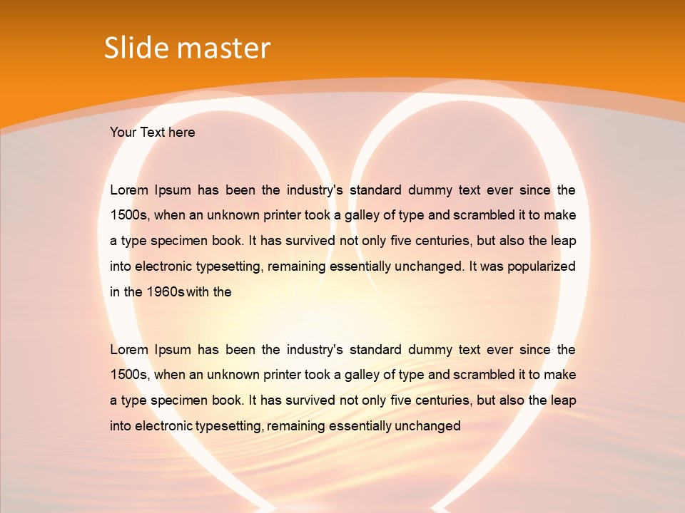 Peacefull Red Mad PowerPoint Template