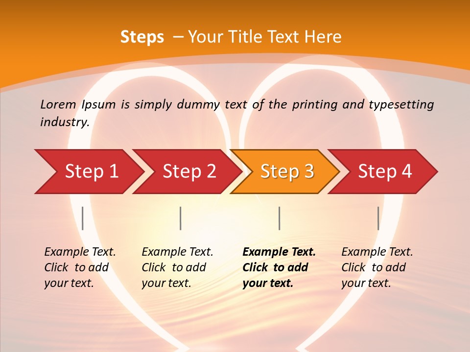 Peacefull Red Mad PowerPoint Template