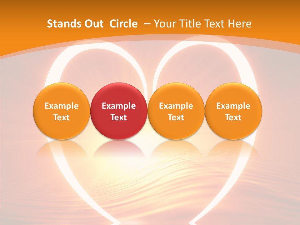 Peacefull Red Mad PowerPoint Template