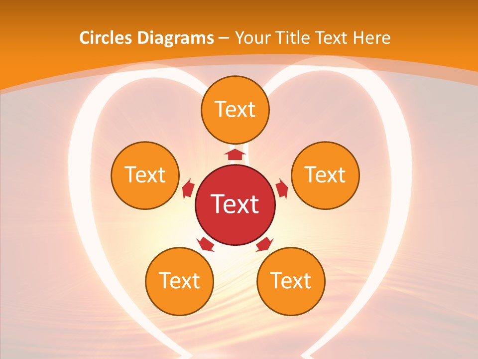 Peacefull Red Mad PowerPoint Template