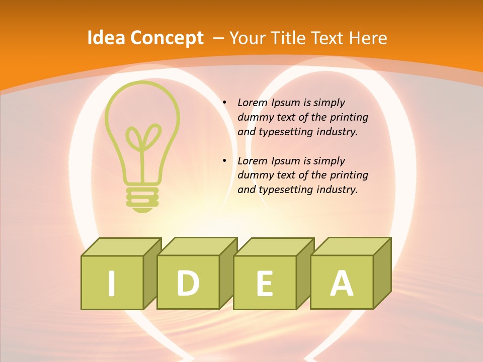 Peacefull Red Mad PowerPoint Template