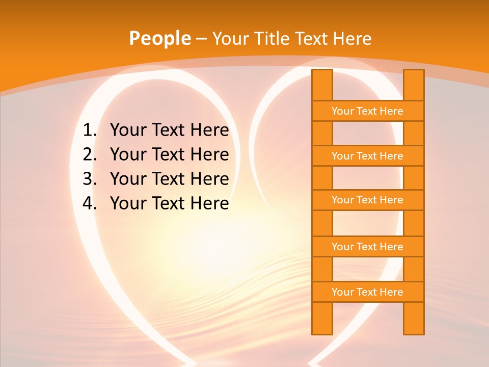 Peacefull Red Mad PowerPoint Template