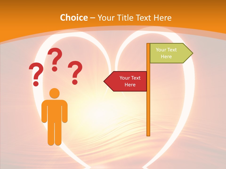 Peacefull Red Mad PowerPoint Template