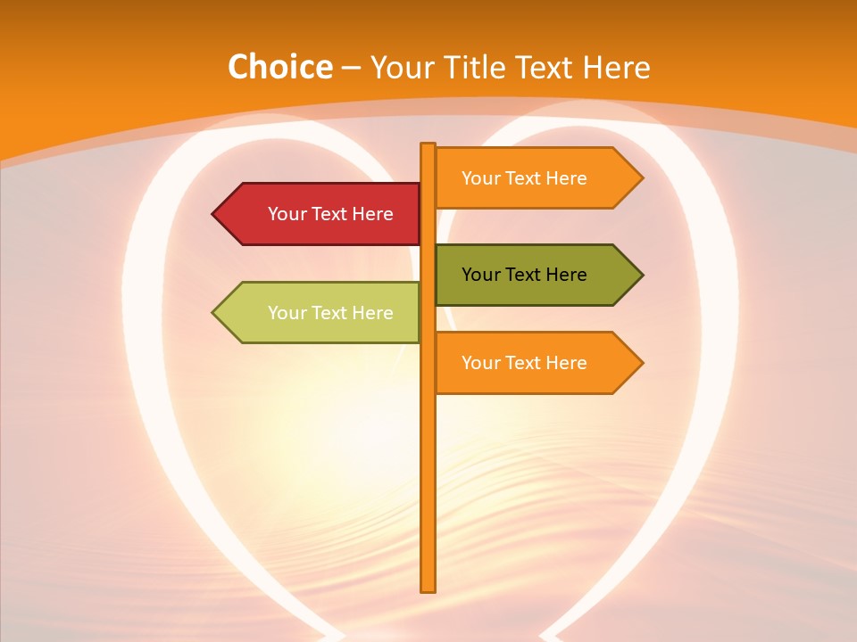 Peacefull Red Mad PowerPoint Template