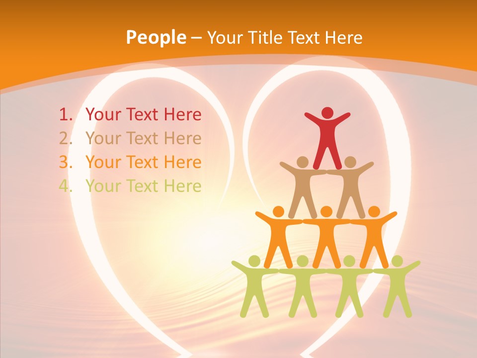 Peacefull Red Mad PowerPoint Template